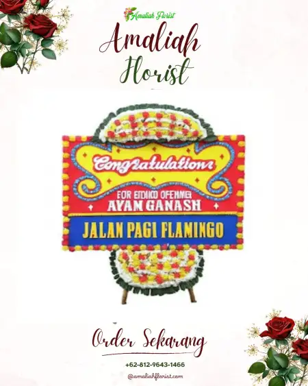Sewa Papan Bunga Muara Pinang Baru